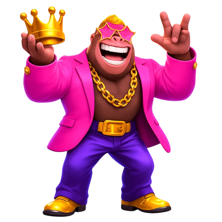 Game character with crown